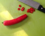 รูปขั้นตอนการทำที่ 1 ของ น้ำส้มพริกดอง pickled cayenne pepper