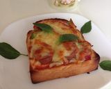 รูปขั้นตอนการทำที่ 7 ของ Pizza toast พิซซ่าโทส