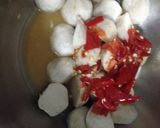 รูปขั้นตอนการทำที่ 6 ของ ยำลูกชิ้น pork ball spicy salad