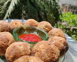A picture of step 5 of Farali pattice.