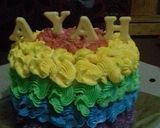 Foto langkah ke 4 dari resep Rainbow Cake.