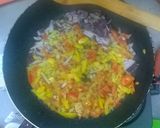 A picture of step 1 of Spaghetti and Sausage stew.