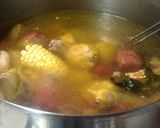 A picture of step 5 of grandma chicken soup.