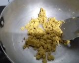 A picture of step 3 of Besan Laddoo.