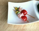 A picture of step 8 of BBQ-Style Cute Miniature Skewers.