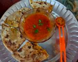 A picture of step 4 of Radish spicy puri.