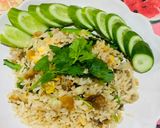 รูปขั้นตอนการทำที่ 3 ของ ข้าวผัดปลานิลทอด