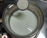 A picture of step 1 of Chocolate Pudding.