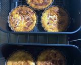 Une image de l'étape 4 de Mini quiche lorraine ninja Air Fryer.