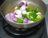 A picture of step 5 of Kadai Paneer.