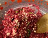Foto del paso 3 de la receta: Hamburguesas saludables de remolacha y lenteja. Apto para ovo-vegetarian 🌱❤️
