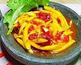 Foto langkah ke 7 dari resep Sambal Mangga Asam Manis Pedas 🥭🌶️ | Super Nikmat!.