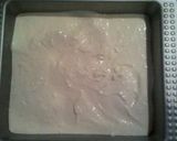 A picture of step 4 of Cheesecake with Oreo Crust (no bake).