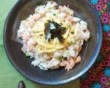 A picture of step 7 of Salmon Chirashi Sushi.