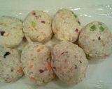 A picture of step 5 of Tofu Burgers with Colourful Vegetables.