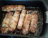 A picture of step 5 of Pork and Konnyaku Rolls .