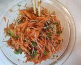 A picture of step 4 of Carrot, Avocado and Sprout Salad.
