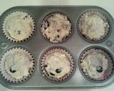 A picture of step 5 of Blueberry, Cheese and Okara Muffins.