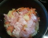 A picture of step 3 of Stargazer (Monkfish) and Vegetable Soup.