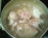 A picture of step 1 of Tilefish Soup (Amadai Osuimono).