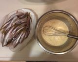 A picture of step 1 of White Fish Fritter.
