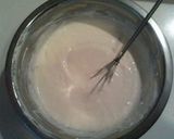 A picture of step 3 of Cheesecake with Oreo Crust (no bake).