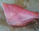 A picture of step 2 of Red Snapper Nitsuke.