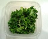 A picture of step 2 of Super Quick Mustard Green and Tuna Aemono Salad.