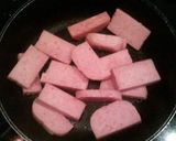 A picture of step 2 of Cobb Salad with Homemade French dressing.