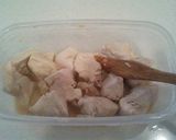 A picture of step 3 of Steamed Chicken with Mayo-Miso Sauce.