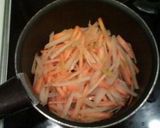 A picture of step 2 of Yacon Carrot Soup.