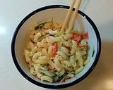 A picture of step 4 of Macaroni Salad.