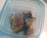 A picture of step 1 of Kabocha with Red Bean Jam.