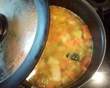 A picture of step 2 of Vegetable Potage.