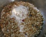 A picture of step 1 of Fruit Granola Biscuits.