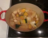 A picture of step 3 of Chicken and Pumpkin Amakarani.