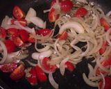 A picture of step 3 of Tomoto Basil and Anchovy Pasta.