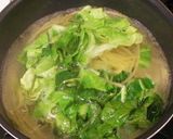 A picture of step 2 of Japanese Pasta with Shirasu and Cabbage Pasta.