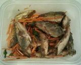 A picture of step 5 of Horse Mackerel Nanbanzuke Marinade (Aji Nanbanzuke).