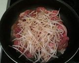 A picture of step 2 of Pork with Kimchi.