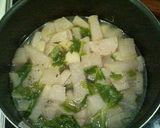 A picture of step 2 of Turnip Potage.