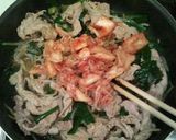 A picture of step 4 of Pork with Kimchi.