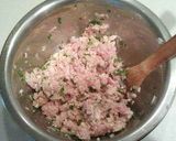A picture of step 3 of Spam Basil Rice with Fried Egg.