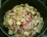 A picture of step 1 of Chicken and Vegetable Tomato Soup.