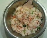 A picture of step 6 of Salmon Chirashi Sushi.