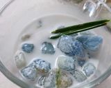 รูปขั้นตอนการทำที่ 10 ของ ไพลินกรอบ (sapphire in coconut milk)