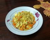 Hình bước làm 4 của món Mì xào trứng