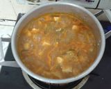 Hình bước làm 5 của món Canh kimchi đậu hũ siêu cay