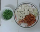 Hình bước làm 1 của món Canh kimchi đậu hũ siêu cay