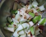 A picture of step 4 of Mayo Apple and Walnut salad.
